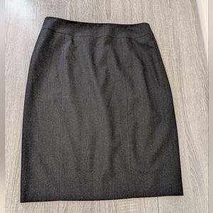 Vintage Blu’s Wool Blend Midi Office Career Knee Length Skirt Black 12